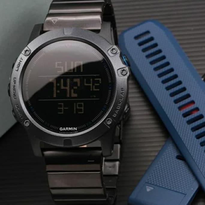 JAM TANGAN PRIA GARMIN HC-2838 + BOX EKSLUSIVE + BATERAI CADANGAN