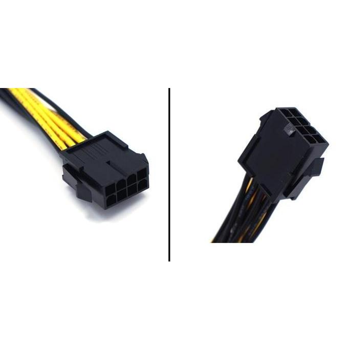 Wizard- Kabel Vga 8 Pin Female To Dual 8 Pin Pcie (6+2) Male Kabel Pcie Vga