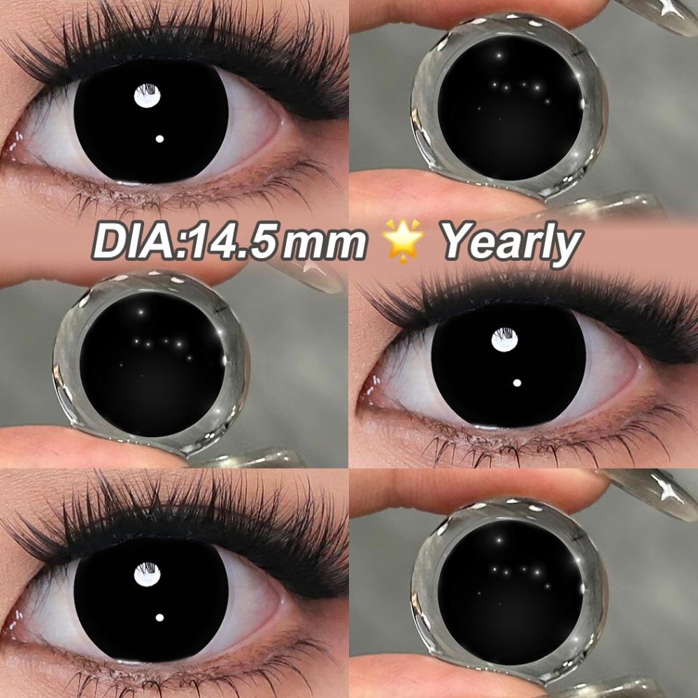 diskon magister softlens cosplay manga anime naruto halloween lensa kontak dia 14.5mm softlens putih