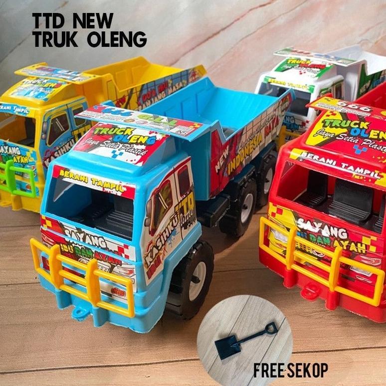 Terbaru Mainan Anak Mobil Truk Dump Truk Pengangkut Pasir Jomplang Full Stiker Ttd 999 Newp
