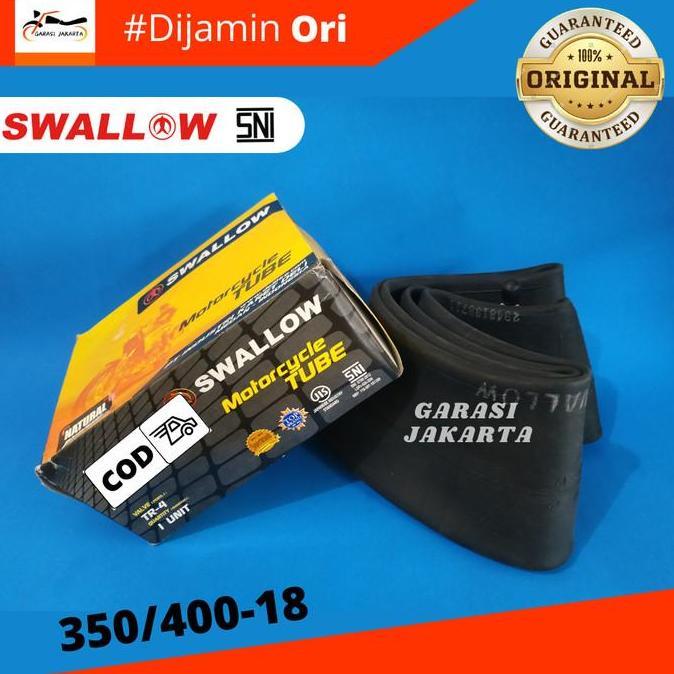 BAN DALAM MOTOR SWALLOW UKURAN 350/400-18 350/400 RING 18