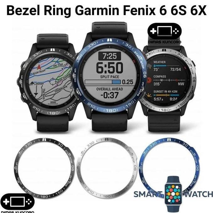 Bezel Ring Garmin Fenix 6 6S 6X cover protector case metal bumper metal garmin fenix 6 6s 6x plus pr