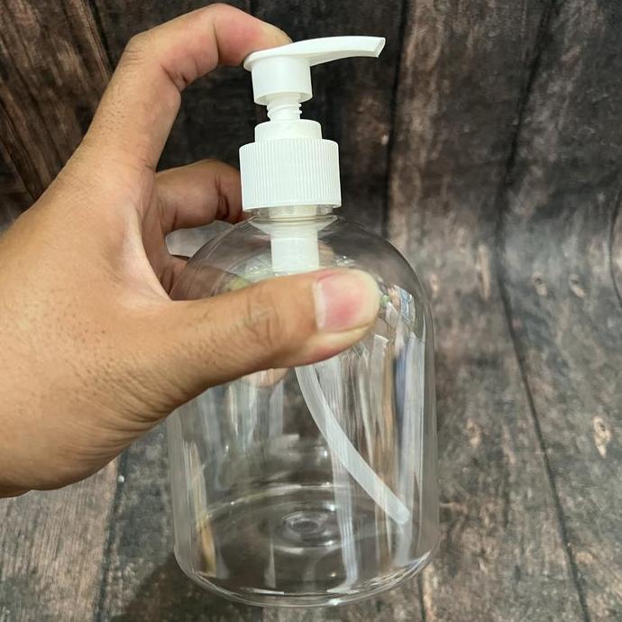 Botol Pump 500ml Bening