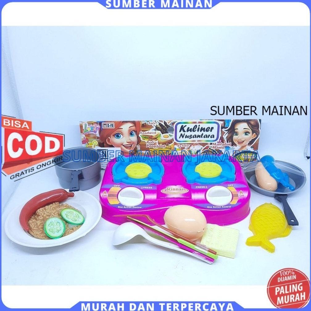 LIMITED Mainan Anak Masak Dapur Set SNI Plastik Lengkap