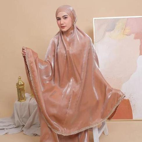 Mukena Seserahan Pernikahan Sutra Silk Mewah Premium