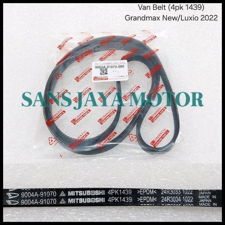 BEST DEAL FAN BELT VAN BELT TALI KIPAS DAIHATSU NEW GRANMAX GRANDMAX GRAN MAX LUXIO ORIGINAL 4PK 143