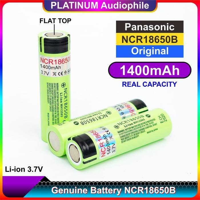 Baterai 18650 Panasonic 1400MAH Original Battery Lithium Li-ion NCR 18650B