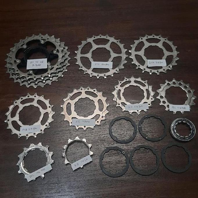 Shimano Cassette Cog Lockring Spacer 105 R7000 & HG700 11 Speed - Cog Shimano R7000 & HG700 11 Speed