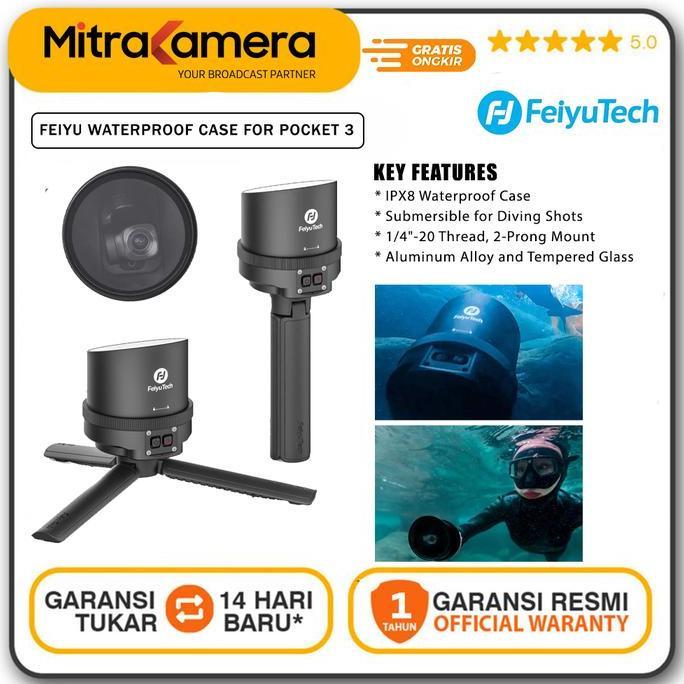 WELZAV Feiyu Pocket 3 Dive Case IPX8 Waterproof Case for Feiyu Pocket 3