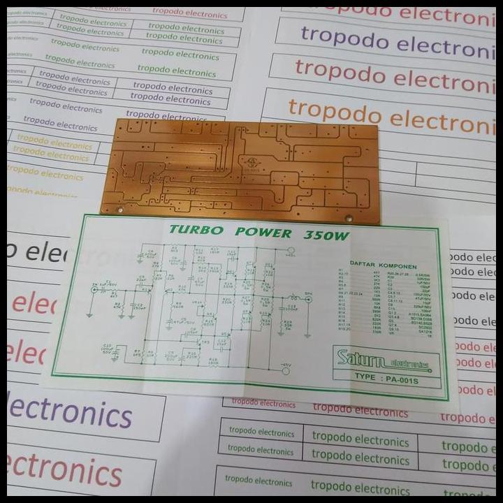 DISKON PCB POWER AMPLIFIER TURBO POWER 350 WATT 
