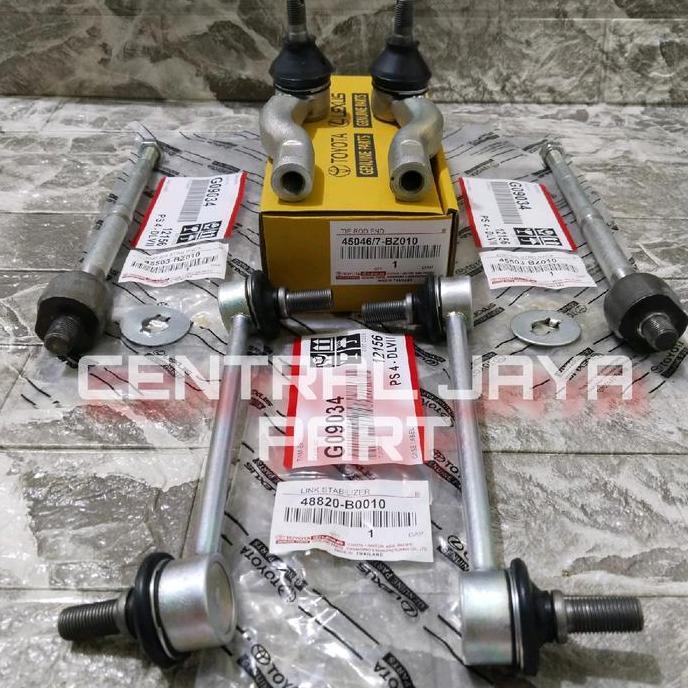 MOUWIZ LINK STABILIZER+LONG TIE ROD+TIE ROD END AVANZA XENIA 2004-2010 SET ORIGINAL