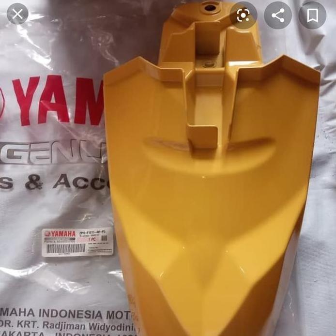 spakbor depan mio m3 kuning ori ygp