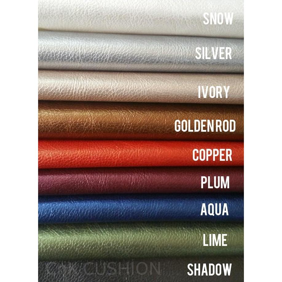 CAZANASHOP KAIN / OSKAR / KULIT SOFA SINTETIS TEBAL MENGKILAP METALIK - GALAXY