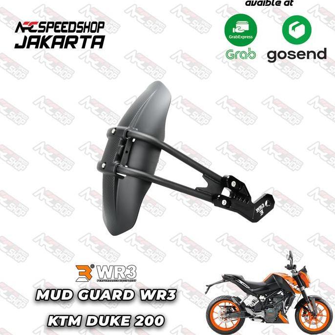 Mudguard Wr3 / Spakbor Belakang WR3 KTM DUKE 200