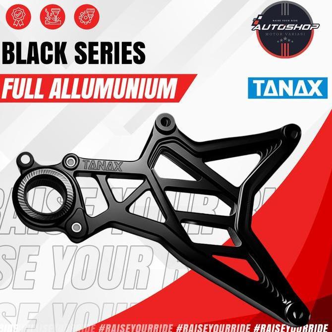 Swing Arm Vario 125 150 LED Full CNC Chrome Hitam Cocok Double Cakram dan Modifikasi Original