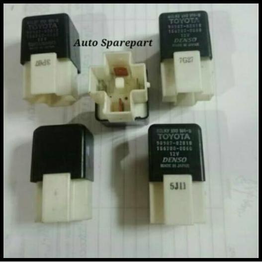 DISKON RELAY LAMPU TOYOTA ASLI 12V 90987-02010 DENSO PART 156700-0060 