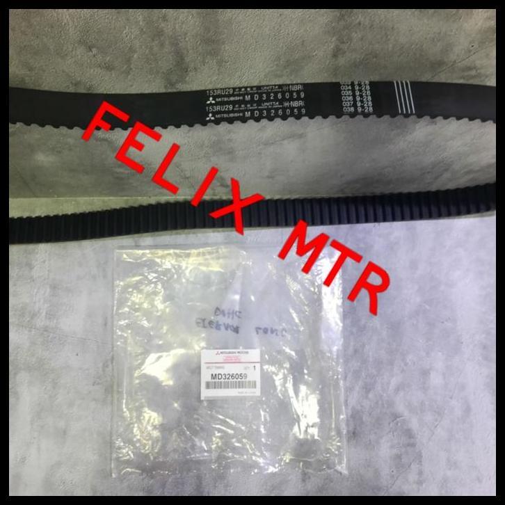 TERMURAH TIMING BELT SABUK TIMING LONG MITSUBISHI ETERNA DOHC 