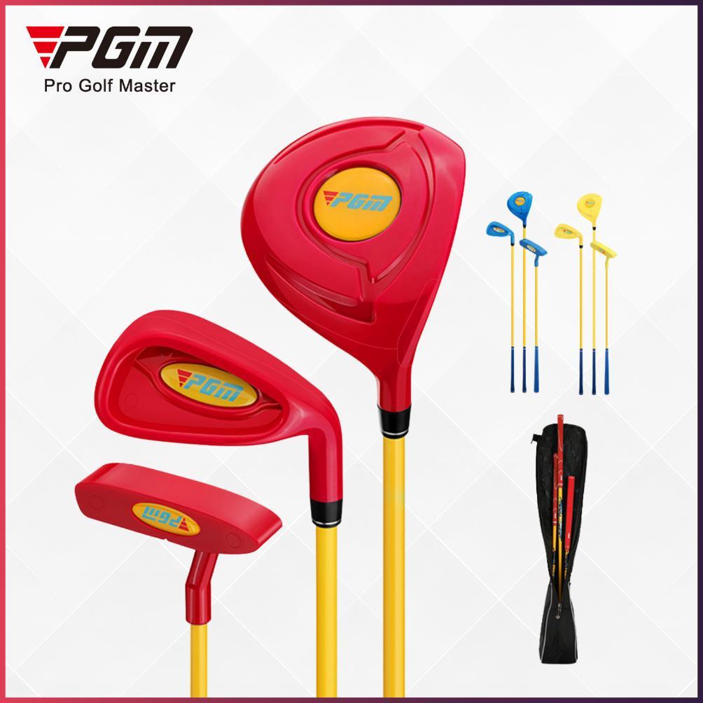 PGM Kids Golf Club Stik Golf Anak Plastik Set Driver Iron Putter + Tas