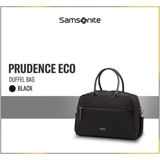 TERMURAH - Samsonite Prudence Eco Duffel Antimicrobial - Black