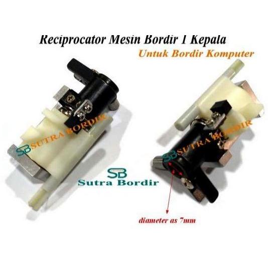Ready reciprocator single head resipokator 2 kepala Reciprocator mesin bordir 2 Kepala Resiprokator 
