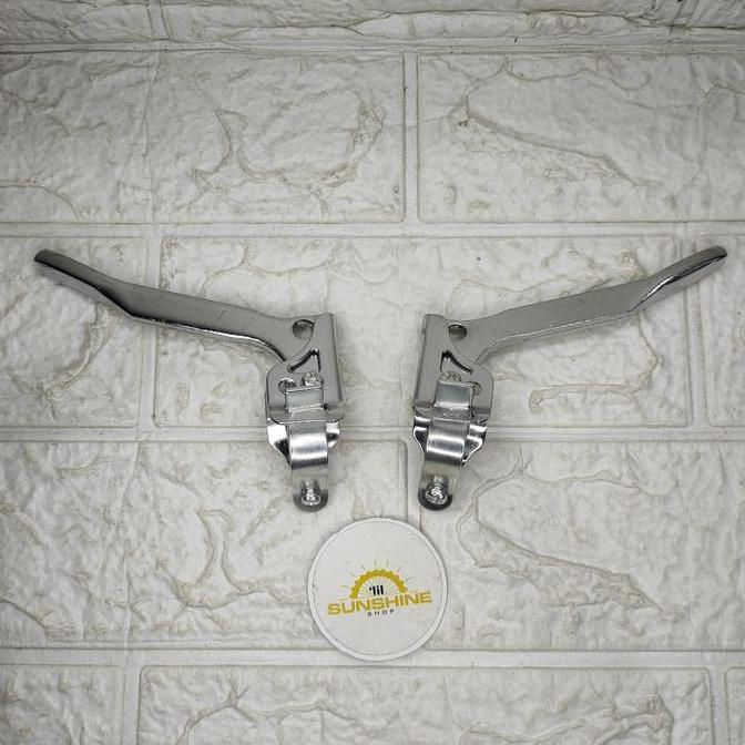 Handle Rem Brake Lever Sepeda Mini Jengki Jadul Vintage Besi Chrome Tebal Outdoor