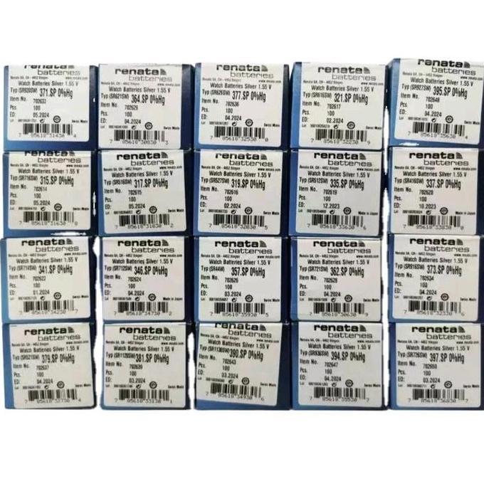 Baterai/Batu jam tangan Renata 100% Original