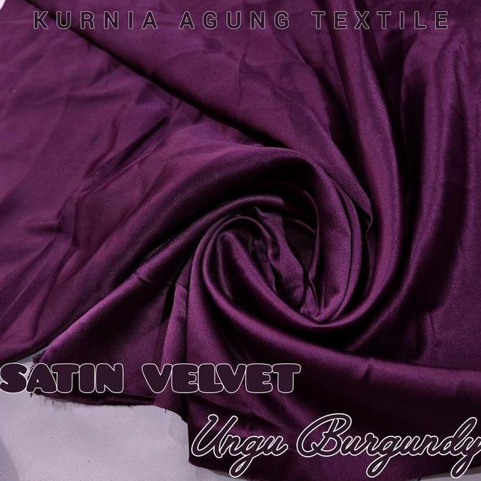 Ready Kain Brokat Meteran Brokat Chantily Motif Lace Sapto Warna BURGUNDY SATIN MAROON BURGUNDY Prem