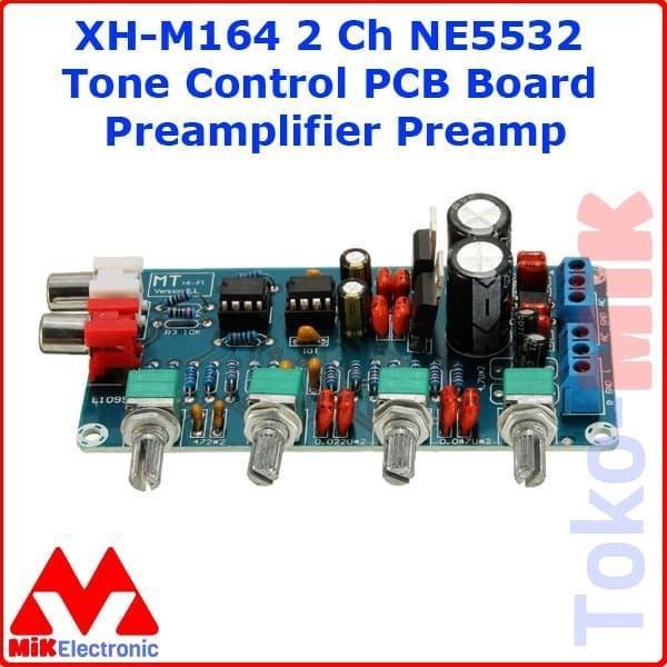 XH-M164 2 Ch NE5532 Tone Control Board Preamplifier Preamp