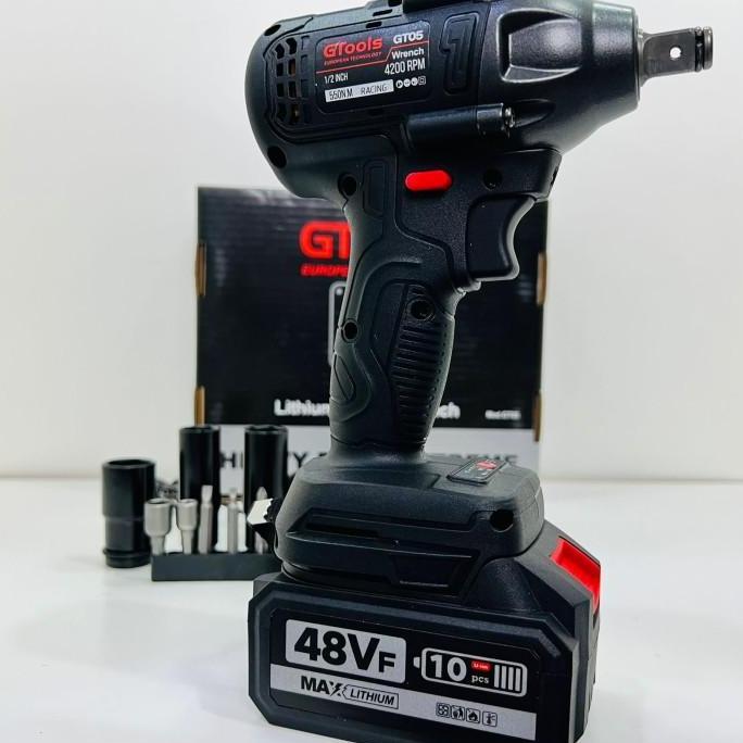 Allthebest promo impact wrench 48V GTOOLS GT05 tech mesin pembuka baut ban mobil