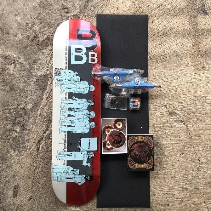 TERBARU - Bjorn skateboard fullset custom 7.8
