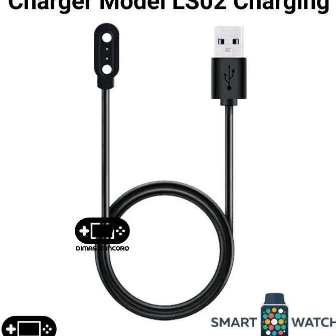 Ready Charger Model LS02 smartwatch hw 16 m16 plus charging kabel usb
