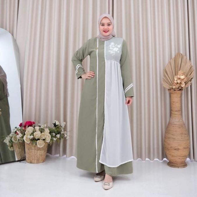 Gwenza - Larissa  Gamis Dewasa - Muslim Wanita
