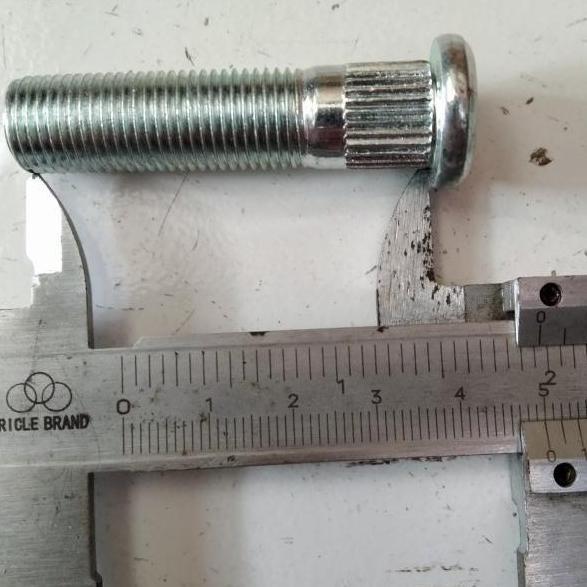 BAUT RODA CARRY EXTRA ST100 FUTURA T120SS PANJANG 5CM DRAT 1.25 1PC