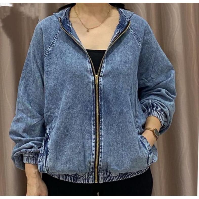Best Deals Jaket Jeans Wanita Zipper