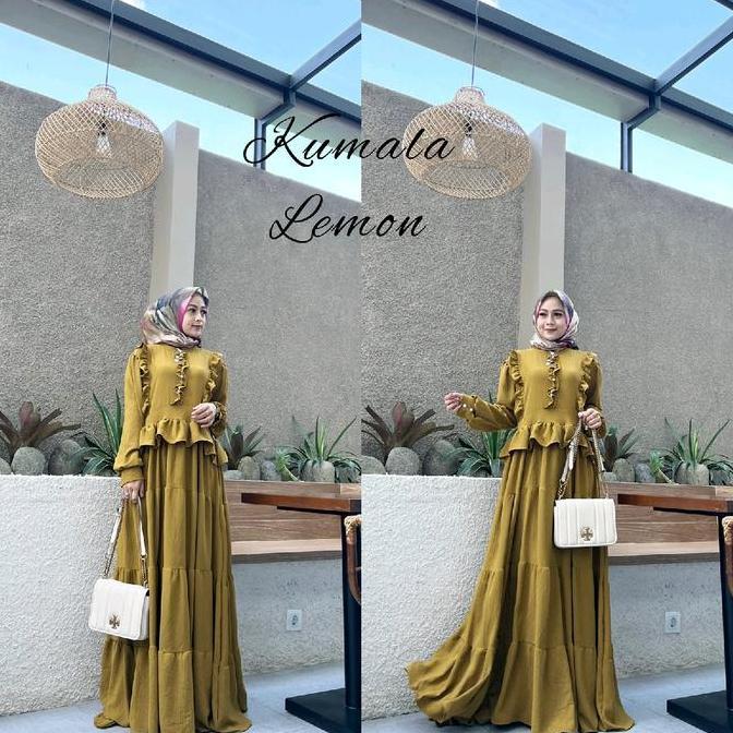 Kumalaa Dress Airflow Gamis Wanita All size Ori Arraffa Syari