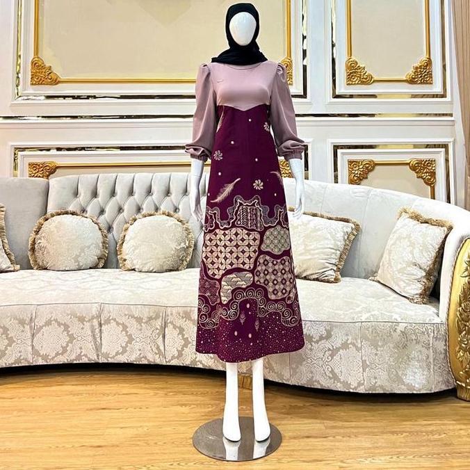 Dres wanita batik dengan model terbaru