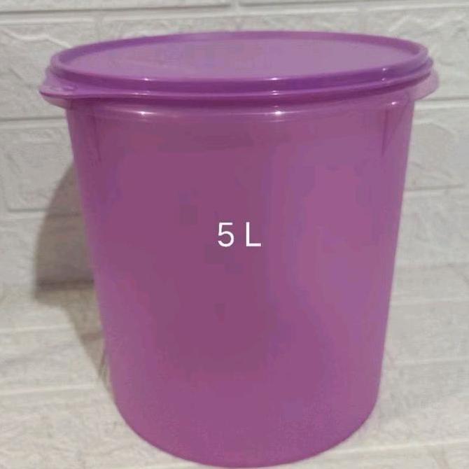 1pc CRISPYCANISTER 5L TUPPERWARE TOPLES TUPPERWARE/ ANNE AVANTIE tempat kerupuk uk 5L Tupperware