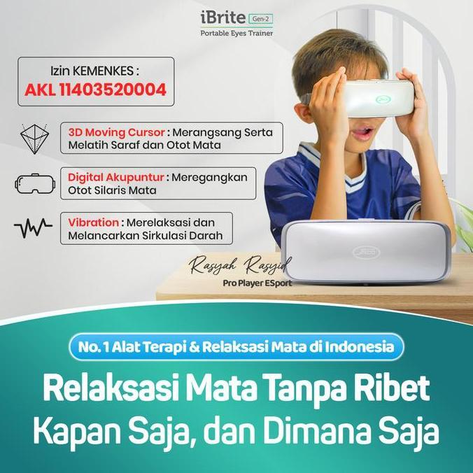 Medclean- Alat Terapi Mata Ibrite Jaco Gratis 1 Kotak Ibrite Therapy Tissue
