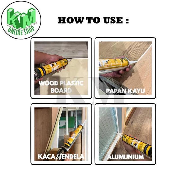 Backwill- Lem Sealant Kayu Batu High Strength Lem Anti Rayap Lem Botol