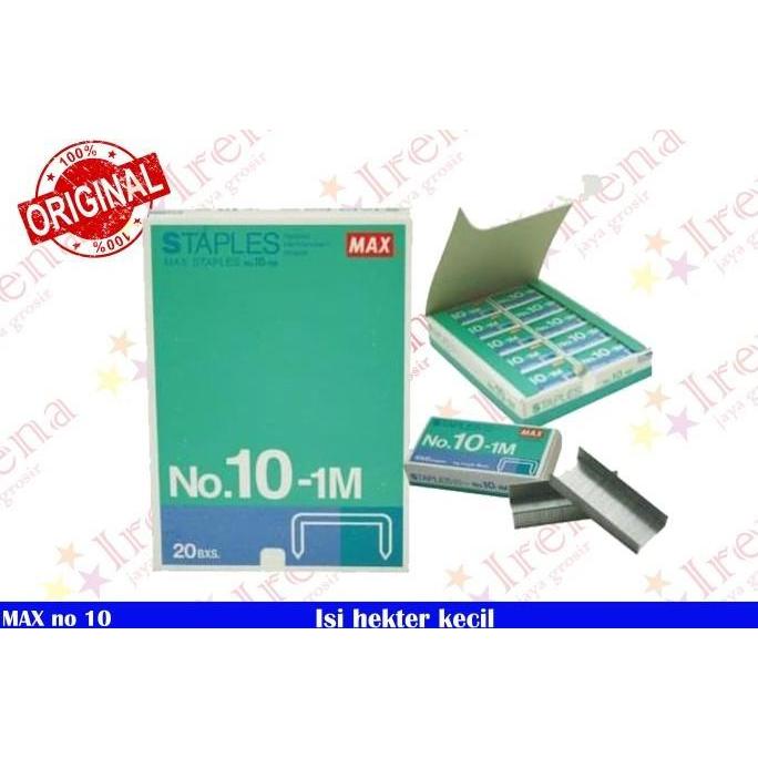 samok275 - Max no 10 isi stapler / stapes / isi hekter kecil ( 1 pak besar )