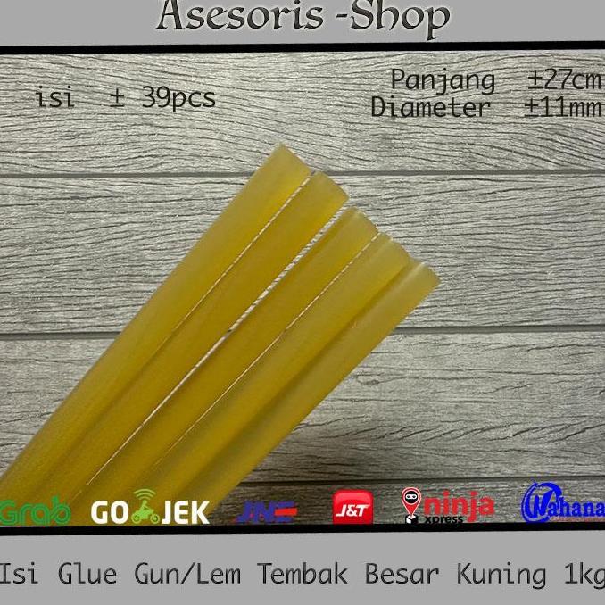 Backwill- Isi Lem Tembak Besar Warna Kuning 1Kg