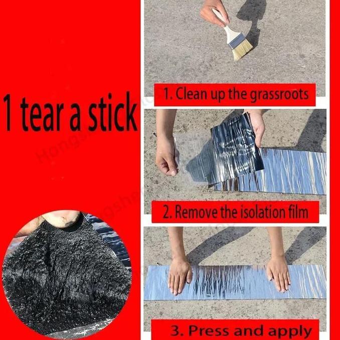 Backwill- Lakban Anti Bocor Lem Talang Flashband Penambal Penutup Bocor Air