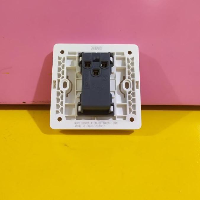 Whynot- Saklar 2 Gang Nero Casa X2 White