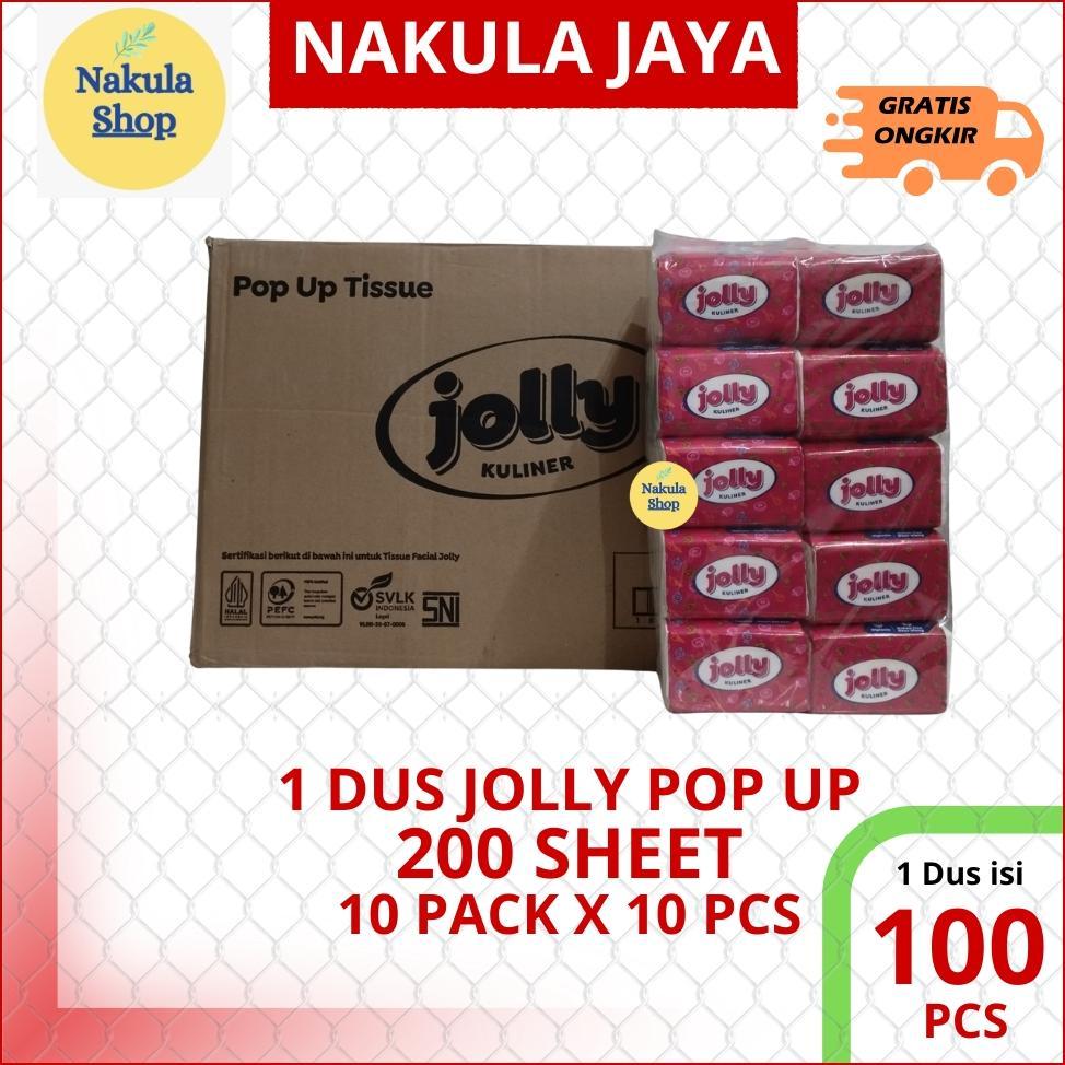 [RDY] GROSIR 1 DUS Tissue Tisu Tisue Jolly Pop Up 200 Sheet isi 10 Pack