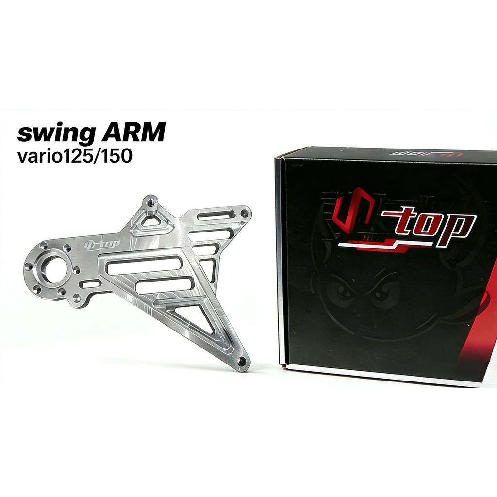 DT10 S-TOP cnc swing arm Honda click 125/150 vario125 vario150 complete with box.With D10 metal logo