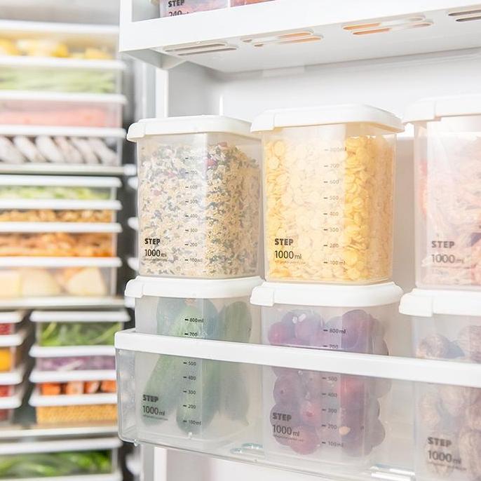 Saveyou- ZenToples Plastik Murah Bening Kotak Kecil Makanan Ringan Unik Kulkas