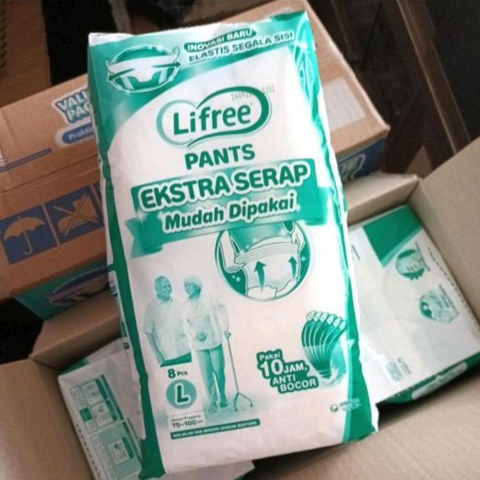 Medkit- Lifree Popok Celana Ekstra Serap L16 L 16 / Lifree Celana Extra Serap
