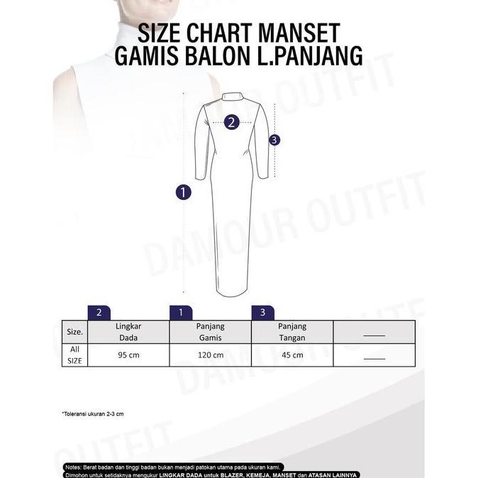 Wkwkwk- Manset Gamis, Manset Gamis Lengan Panjang, Manset Gamis Polos Hal 1