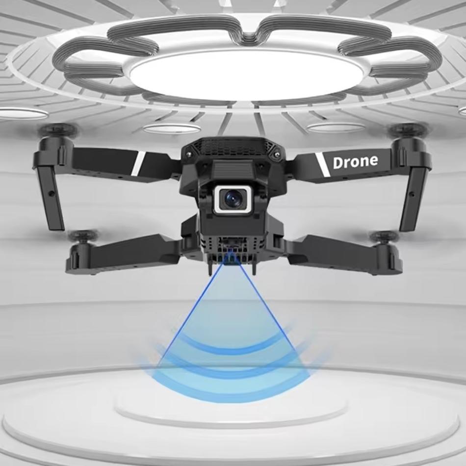 Yuhoo Drone Pemula E88 Pro Drone Dual Camera Indoor Outdoor Smart Drone Mini Rc Wifi Fpv Mainan