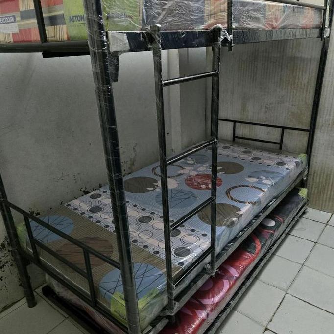 FYP RANJANG SUSUN + RANJANG SORONG + 3 BUSA SUPER TEMPAT TIDUR TINGKAT RANJANG BESI KASUR TINGKAT *